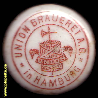 Bügelverschluss aus: Union Brauerei AG, Hamburg Eilbeck, Deutschland