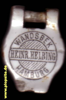 Bügelverschluss aus: Brauerei Heinrich Helbing, Hamburg Wandsbeck, Deutschland