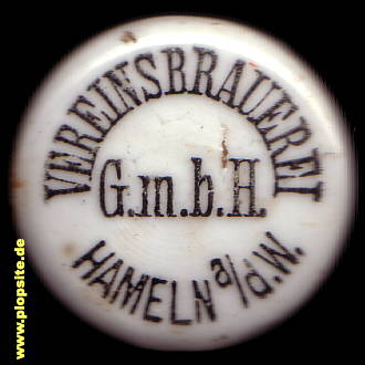 Bügelverschluss aus: Vereinsbrauerei GmbH, Hameln, Deutschland