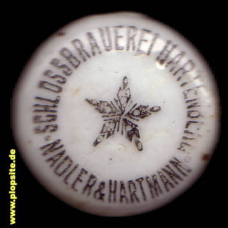 BŸügelverschluss aus: Schloßbrauerei Madler & Hartmann, Hartenberg, Hřebeny, Tschechien