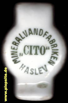 Bügelverschluss aus: Haslev, Mineralvandsfabriken „Cito“,  DK, unbekannt, Dänemark