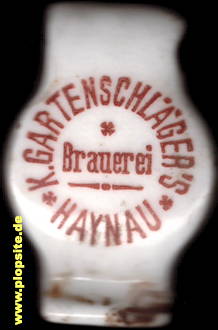 Bügelverschluss aus: K. Gartenschläger’s Brauerei, Haynau, Chojnów, Polen