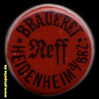 Bügelverschluss aus: Brauereigesellschaft Gg. Neff AG, Heidenheim / Brenz, Deutschland