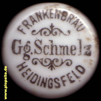 BŸügelverschluss aus: Frankenbräu Schmelz, Heidingsfeld, Würzburg-Heidingsfeld, Deutschland