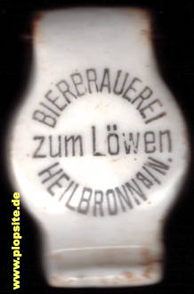 BŸügelverschluss aus: Bierbrauerei zum Löwen, Heilbronn, Deutschland