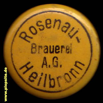 Bügelverschluss aus: Rosenau Brauerei AG, Heilbronn, Deutschland