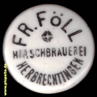 BŸügelverschluss aus: Hirschbrauerei Friedrich Föll, Herbrechtingen, Deutschland