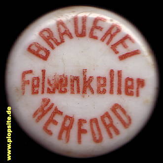 BŸügelverschluss aus: Brauerei Felsenkeller, Herford, Deutschland