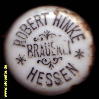 BŸügelverschluss aus: Brauerei Robert Hinke, Hessen, Osterwieck-Hessen, Deutschland