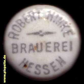 Bügelverschluss aus: Brauerei Robert Hinke, Hessen, Osterwieck-Hessen, Deutschland