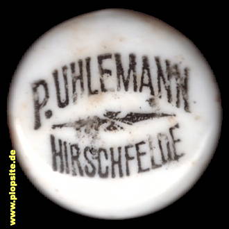 BŸügelverschluss aus: Brauerei Paul Uhlemann, Hirschfelde, Deutschland