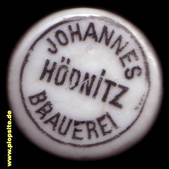 Bügelverschluss aus: Johannes Brauerei, Hödnitz, Hodonice, Tschechien