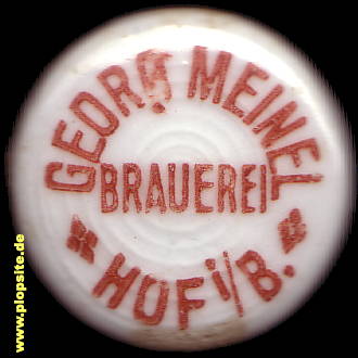 Bügelverschluss aus: Brauerei Meinel, Hof / Saale, Deutschland