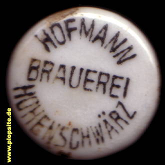 BŸügelverschluss aus: Brauerei Hofmann, Hohenschwärz, Gräfenberg, Deutschland