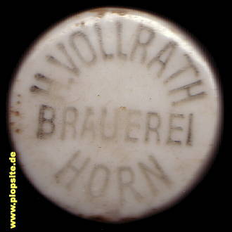 BŸügelverschluss aus: Brauerei Heinrich Vollrath, Horn / Hunsrück, Deutschland