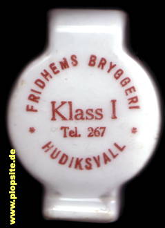 Picture of a ceramic Hutter stopper from: Fridhems Bryggeri, Hudiksvall, Sweden