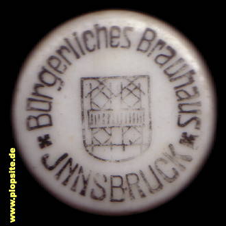 Bügelverschluss aus: Bürgerliches Brauhaus, Innsbruck, Österreich