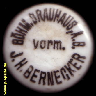 BŸügelverschluss aus: Böhmisches Brauhaus AG, vormals Bernecker, Insterburg, Tschernjachowsk, Черняховск, Инстербург, Russland