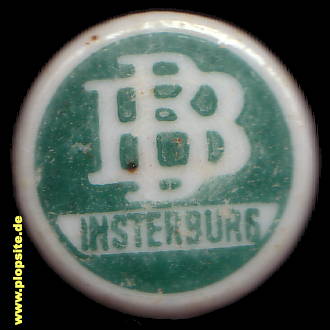 Obraz porcelany z: Böhmisches Brauhaus, J.H. Bernecker, Insterburg, Tschernjachowsk, Черняховск, Инстербург, Rosja