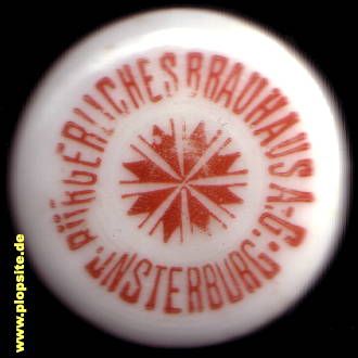 Bügelverschluss aus: Bürgerliches Brauhaus AG, Insterburg, Tschernjachowsk, Черняховск, Инстербург, Russland