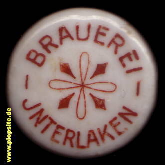 BŸügelverschluss aus: Brauerei, Interlaken, Schweiz