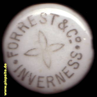 BŸÜgelverschluss aus: Forrest & Co. Ginger Beer, Inverness, Großbritannien