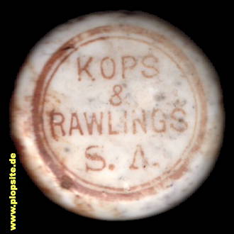 Obraz porcelany z: Kops & Rawlings S.A., Seltzer Water, Johannesburg, Joburg, Południowej Afryki