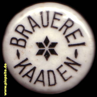 BŸügelverschluss aus: Brauerei, Kaaden, Kadaň, Tschechien