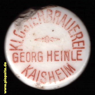 BŸügelverschluss aus: Klosterbrauerei Georg Heinle, Kaisheim, Deutschland