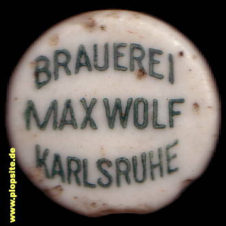 Bügelverschluss aus: Brauerei Wolf, Karlsruhe, Deutschland