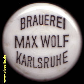 Bügelverschluss aus: Brauerei Wolf  , Karlsruhe, Deutschland