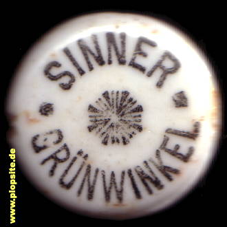 Bügelverschluss aus: Brauerei Sinner, Karlsruhe - Grünwinkel, Deutschland