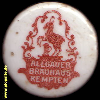 Bügelverschluss aus: Allgäuer Brauhaus, Kempten, Deutschland