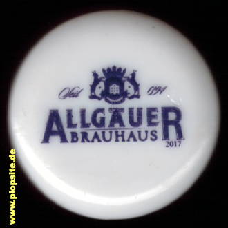 Bügelverschluss aus: Allgäuer Brauhaus, Kempten, Deutschland