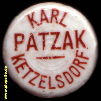 BŸügelverschluss aus: Karl Patzak, Ketzelsdorf / Elbe, Kocléřov - Vítězná, Tschechien