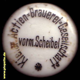 BŸügelverschluss aus: Actien Brauerei Gesellschaft, vormals Scheibel, Kiel, Deutschland