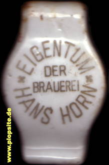 Bügelverschluss aus: Bierbrauerei Hans Horn, Kiel, Deutschland