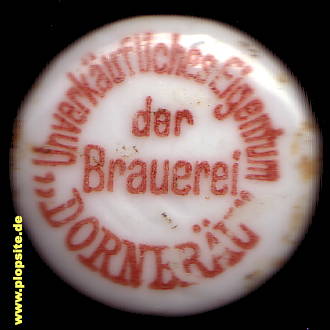 Bügelverschluss aus: Brauerei Dornbräu, Kiel, Deutschland