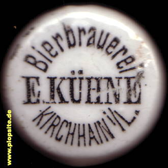 BŸügelverschluss aus: Bierbrauerei E. Kühne, Kirchhain, Doberlug-Kirchhain, Dobrjoług-Góstkow, Deutschland