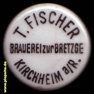 BŸügelverschluss aus: Brauerei zur Bretzge Fischer, Kirchheim / Ries, Deutschland