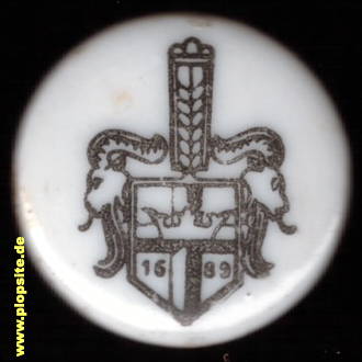 Picture of a ceramic Hutter stopper from: Brauerei Königsbacher, Koblenz, Coblenz, Germany