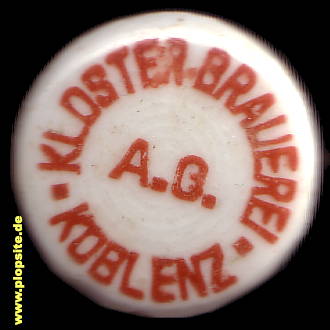Bügelverschluss aus: Kloster-Brauerei AG, Koblenz, Coblenz, Deutschland