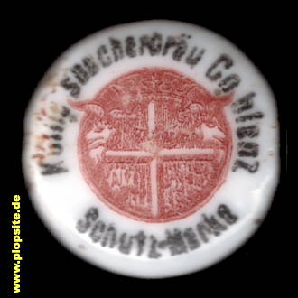 Picture of a ceramic Hutter stopper from: Königsbacherbräu, Koblenz, Coblenz, Germany