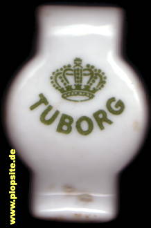 Picture of a ceramic Hutter stopper from: Bryggeri Tuborg, København, Kopenhagen, Koebenhavn, Denmark