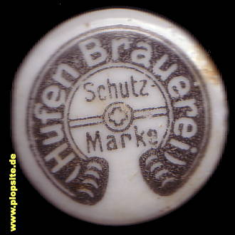 Obraz porcelany z: Hufen-Brauerei Willy Hintze, Königsberg, Kaliningrad, Калининград, Кёнигсберг, Rosja