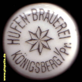 Bügelverschluss aus: Hufen-Brauerei Willy Hintze, Königsberg, Kaliningrad, Калининград, Кёнигсберг, Russland