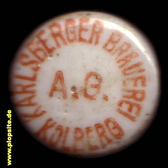 Bügelverschluss aus: Karlsberger Brauerei & Kartoffelverwertungs AG , Kolberg, Kołobrzeg, Polen