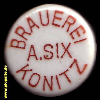 Bügelverschluss aus: Brauerei Feldschlößchen, Alexander Six, Konitz, Chojnice, Polen