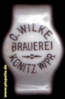 Bügelverschluss aus: Brauerei C. Wilke, Konitz, Chojnice, Polen