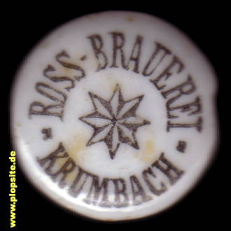 Bügelverschluss aus: Roß Brauerei, Krumbach / Schwaben, Deutschland